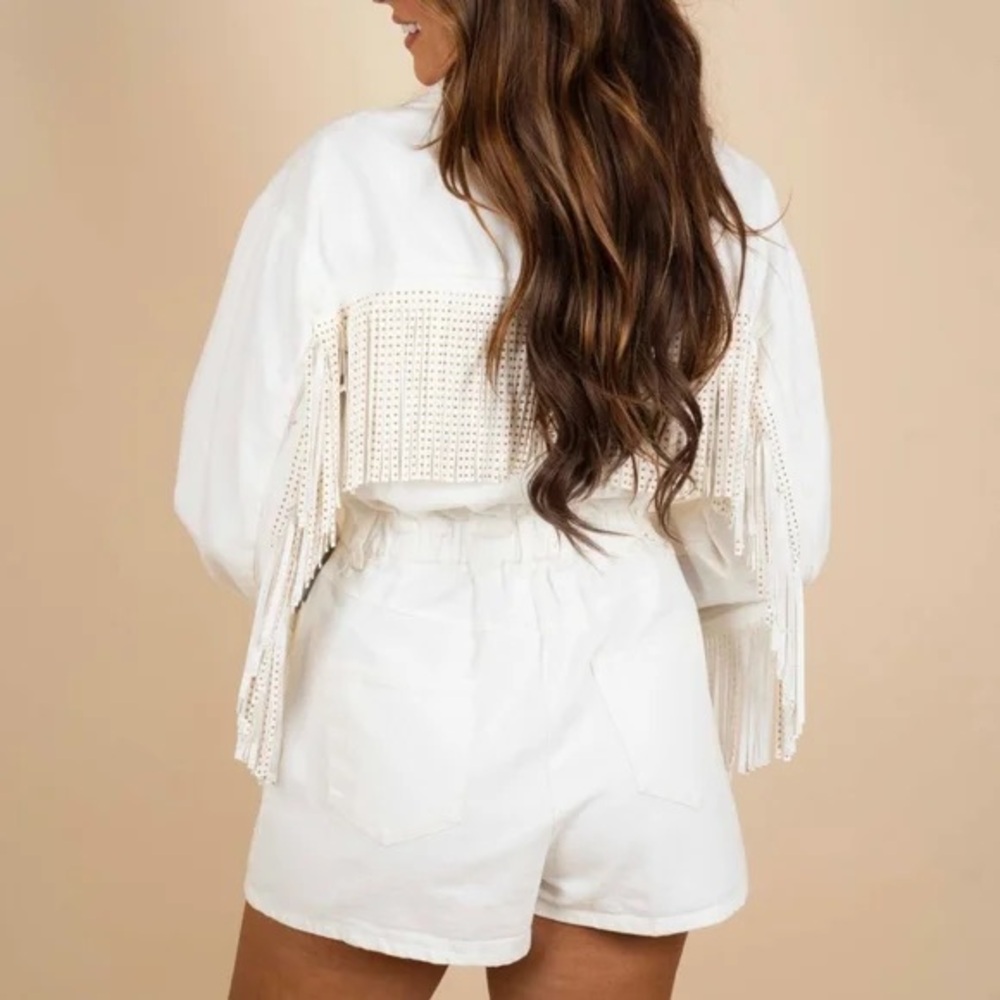 Bachelorette Romper w/ Fringe Detail NASHVILLE